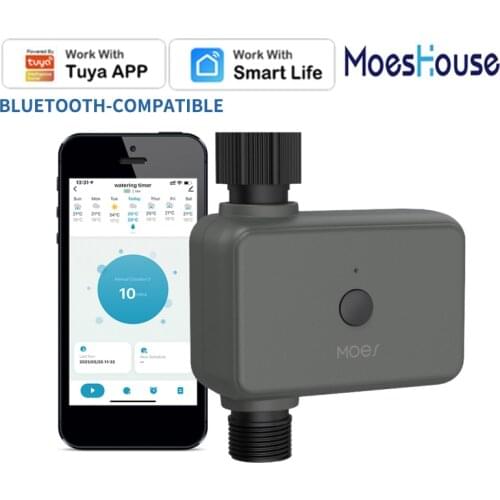 Bluetooth5.0 Tuya Smart Garden Watering Timers Remote Control Waterproof Automatic Irrigation Controller Water Filter Timing