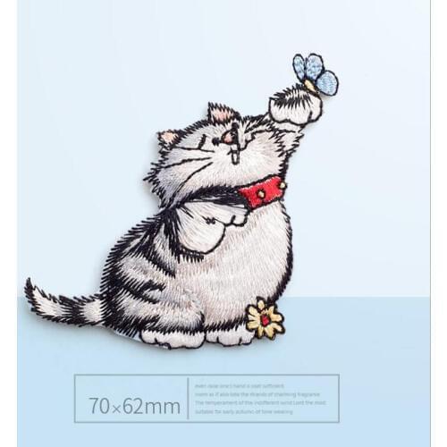 Cartoon Embroidery Iron On Patches Clothing Appliques Sewing On patch Motif Badge Stickers Bag DIY Clothes skirt