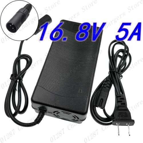 16.8V 5A polymer lithium battery charger XLR Portable Charger EU/AU/US/Plug For 14.4v Electric Bike