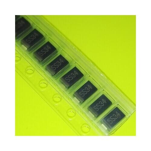 100pcs 1N5822 SMA SS34 smd do-214ac IN5822 Schottky diode ss34