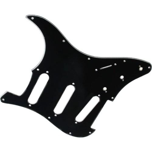 3 Ply Electric Guitar Pickguard Black Scratch Plate for strat New