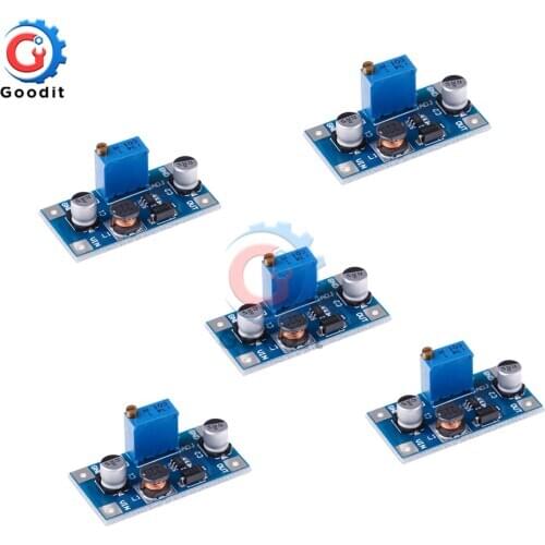 5Pcs XH-M415 SX1308 DC-DC Step UP Power Supply Module 2A Adjustable Step-up Boost Converter 2V-24V To 3V 5V 6V 9V 12V 19V