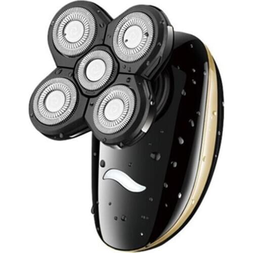 5 In 1 Wet&Dry Use Bald Head Electric Shaver For Men Waterproof Multipurpose Shaver USB Rechargeable 40#104