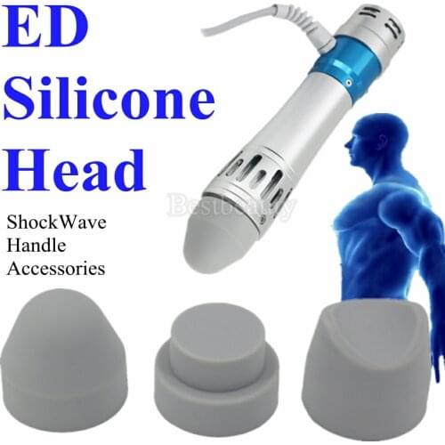 Shock Wave Instrument Accessories Shockwave Therapy Machine Erectile Dysfunction Treatment Three-Piece Silicone Head New