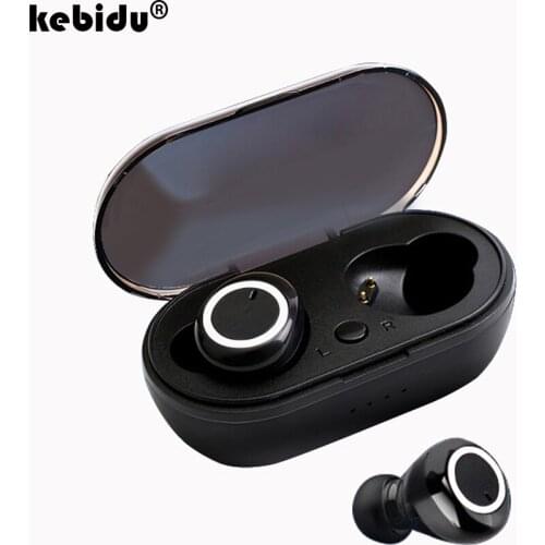 Kebidu TWS Wireless Bluetooth Earphones Touch Control In-ear Sports headphones with Microphone For Xiaomi Huawei Samsung iPhone