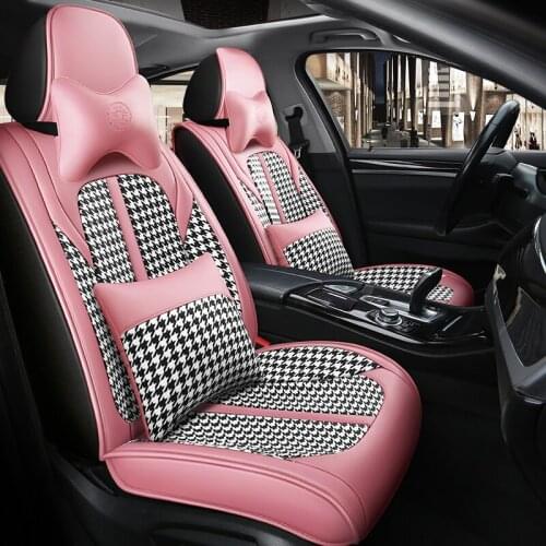 2021 Brand Car Seat Covers Fit Mercedes Benz A C W204 W205 E W211 W212 W213 CLA GLC ML GLE GL PU Leather Cushion (green)