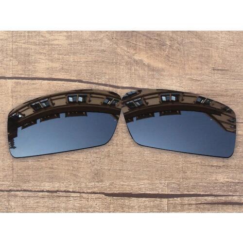 Vonxyz Black Mirror Polarized Replacement Lenses for-Oakley Twitch Frame