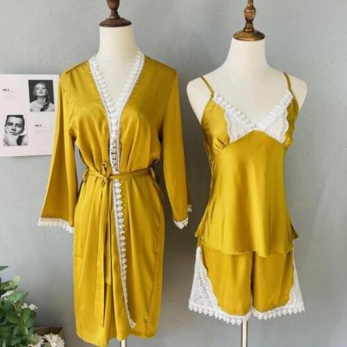 Eastical Women's Silk Pajamas