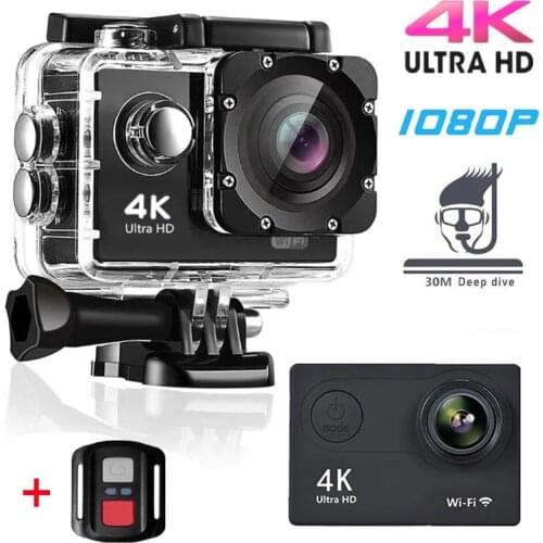 Ultra HD 4K 30fps With telecontrol Action Camera WiFi 2.0-in 170D Underwater Waterproof Helmet Video Recording Cameras Sport Cam