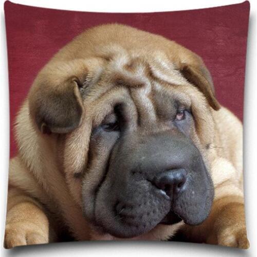 Bright Bulldog Decorative Throw Pillows Case Cotton Polyester for Sofa Car Cotton Cushion Cover 5 size