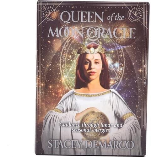 44PCS Queen Of The Moon Oracle Cards English Version Board Game Tarot Deck Cards Support Dropshipping