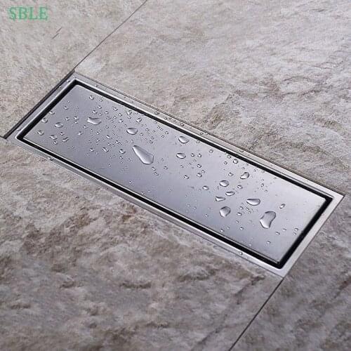 SBLE Stainless Steel Square Floor Waste Grates Invisible Anti-odor Bathroom Floor Drain Waste Grate Bathtub Shower Drainer