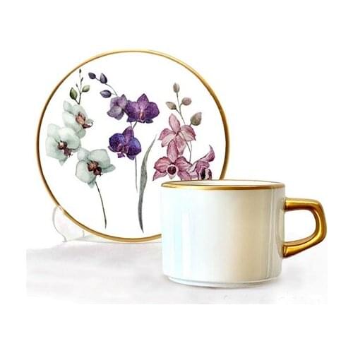 Asaf Tea Cup Set 12 Pieces Orchid