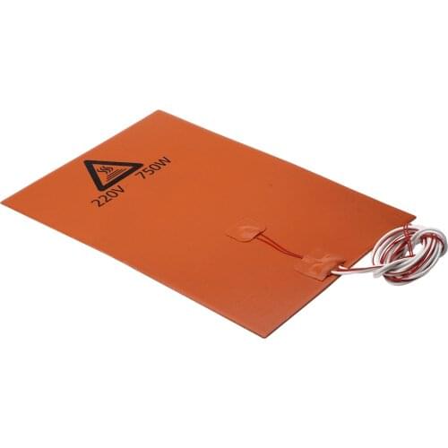 MagiDeal 200x300mm 220V 750W Silicone Rubber Heating Heater for 3D Printer Heated Bed