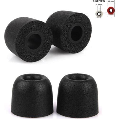 ANJIRUI T500 Memory Foam Ear Tips (L M S) 4.9mm Caliber Ear Pads/cap memory ear foam eartips for in ear Headphones tips Sponge