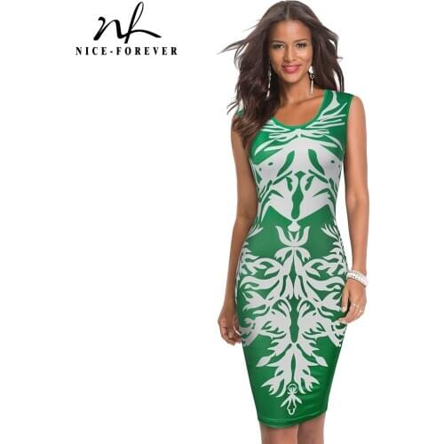 NICE-FOREVER White Summer Dresses