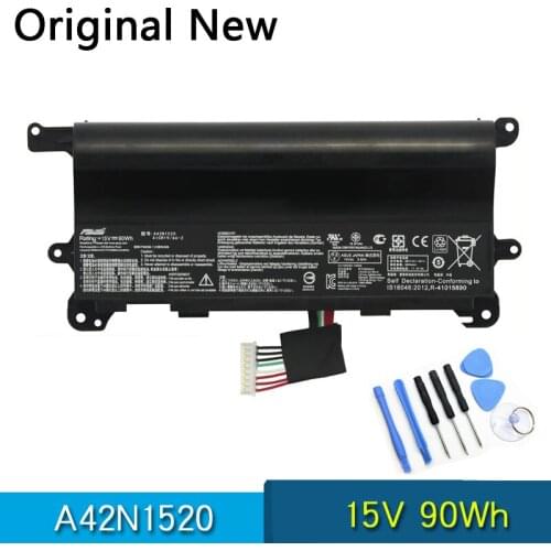 NEW Original A42N1520 Laptop Battery For ASUS ROG G752VY GFX72 GFX72V G752VS GFX72VY6700 GFX72VT6700 G752VS-GC G752VS-BA 15V 90W