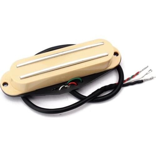 Guitar Hot Rails Pickup Dual Coil 4 Wires Humbucker Neck Pickup For Stratocaster Guitar Replacement Parts