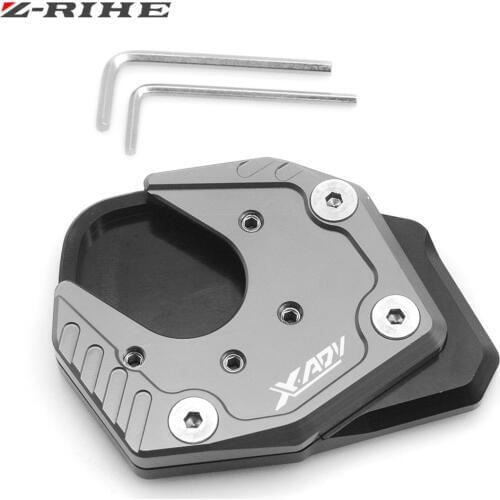 For Honda X-ADV X ADV XADV ampliar 2017 2018 Motorcycle Kickstand Extension Side Stand Plate Pad Enlarger XADV