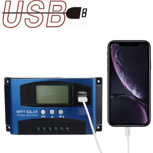 Areyourshop 40A 12V / 24V MPPT Boost Solar Panel Regulator Charge Regulator Ladowania