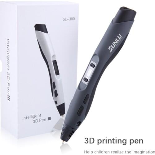 3D Printing Pen Low Temperature Safe SL-300A 3D Pen with ABS PLA Filament sl 300a Original Intelligent Holiday Toy Gift Children