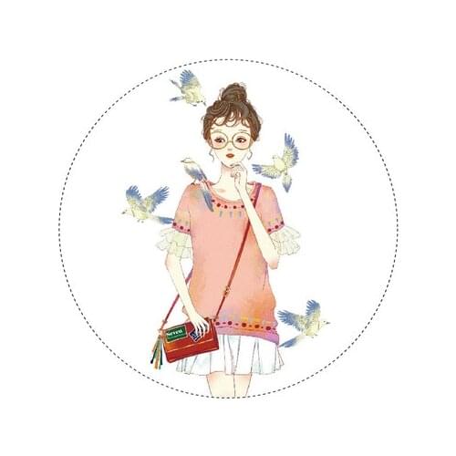 6cm wide Summer Girl Adhesives Tape Decoration Washi Tape DIY planner scrapbooking Masking Tape escolar