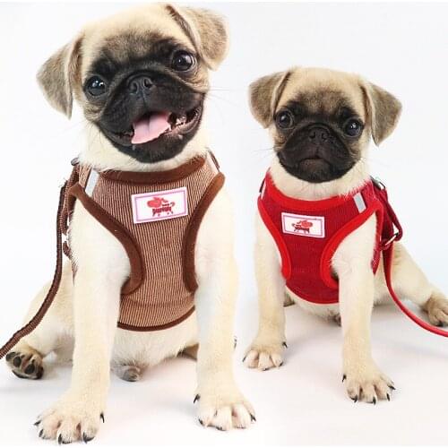 Pet Dog Cat Harness with Leash Adjustable Vest Walking Supplies Soft Breathable Collar Puppy for Small Medidum Large Dogs