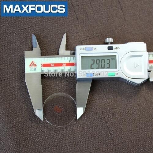 Watch Glass Size 20-29.5mm 1.2mm Thick Flat Sapphire Anti scratch Smooth Round Transparent Crystal Glass For Watch Repair