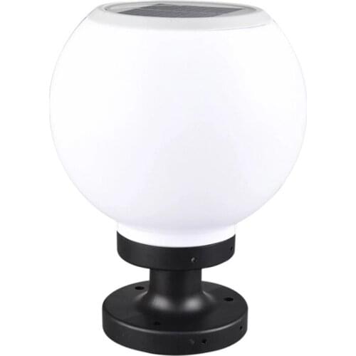 GTBL Solar Light Outdoors LED Solar Power Garden Light Square Post Lights Column Light for Outdoor Garden Porch Wall Lamps