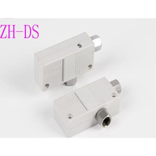 SMC type vacuum generator ZH series plastic single-stage right angle tee with inch pipe thread without muffler