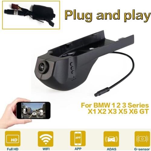 New Plug And Play For BMW 1 2 3 Series X1 X2 X3 X4 X5 X6 GT High Quality Car DVR Wifi Video Recorder Dash Cam Camera