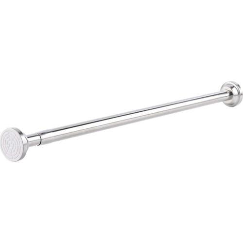 Stainless Steel Extendable Clothes Hanger Drying Rack Shower Curtain Rod Hanging Pole Retractable