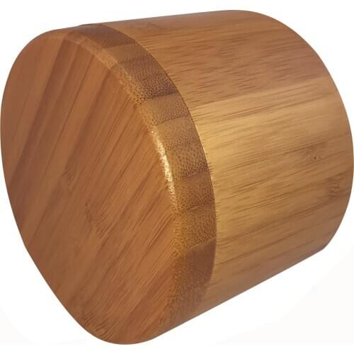 Salt Box, Bamboo Storage Box with Magnetic Swivel Lid, "Salt" Engraved on Lid Engraved - "SALT"