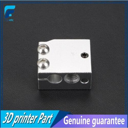 5pcs 3D Printer Part Volcano Heater Block For E3D Volcano Hotend For PT100 Sensor/Thermistor Cartrodge 3D Printer Upgrade Kit