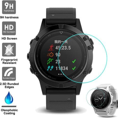 For Garmin Fenix 5X 5S 5 Tempered Glass Screen Protector Film Guard for Fenix5 Fenix5X Fenix5S Smart Bracelet Watch Protector