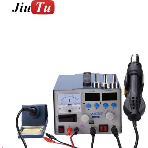 2 in 1 Hot Air Gun LED Digital Display Welding Rework Station for Cell-phone BGA SMD PCB IC Repair Solder Hairdry Tool