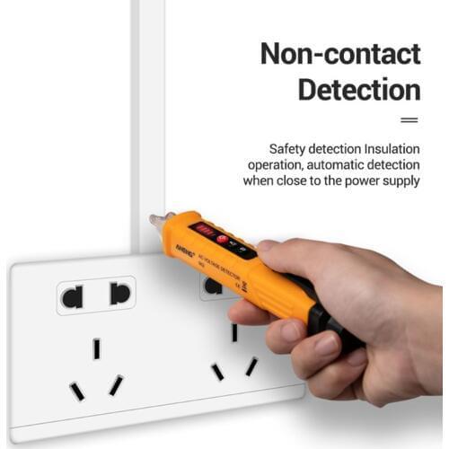 2021 New Multi-function AC Voltage Detector Induction Test Pencil Sound/Light Alarm AC / 12~1000V Non-Contact Voltage Detector