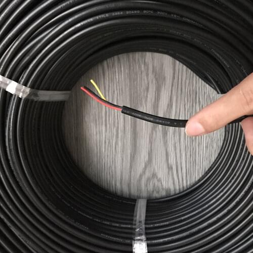 22AWG 24AWG 26AWG 28AWG 3core DIY Mouse Wire USB Keyboard Line 5 /10 meters PVC Cable 3 Pin Soft Sheathed Extend Computer Line
