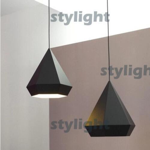 Diamond pendant light suspension lighting dinning room living room office cafe restaurant lamp hotel project lamps