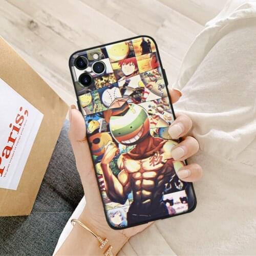 Ansatsu Kyoushitsu KoroSensei Soft Silicone for IPhone Se 6 6s 7 8 Plus X XR XS 11 12 Mini Pro Max Glass Phone Case Cover Shell