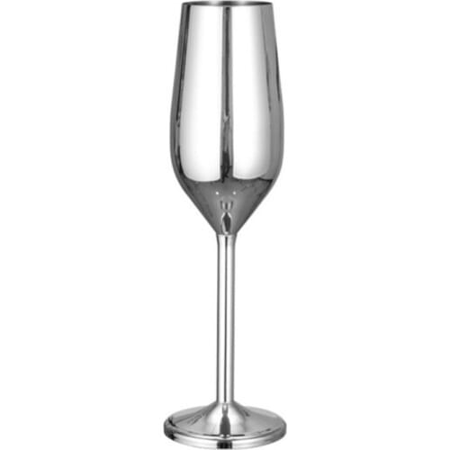 Wine glass stainless steel goblet juice drink champagne flute party wine utensils kitchen utensils