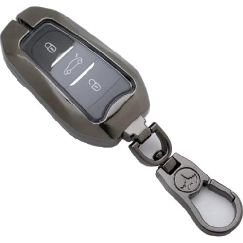 Zinc alloy Car Key Case Cover Keyless Fob Shell Skin For Peugeot 208 308 508 3008 5008 for Citroen C4 Picasso DS3 DS4 DS5 DS6