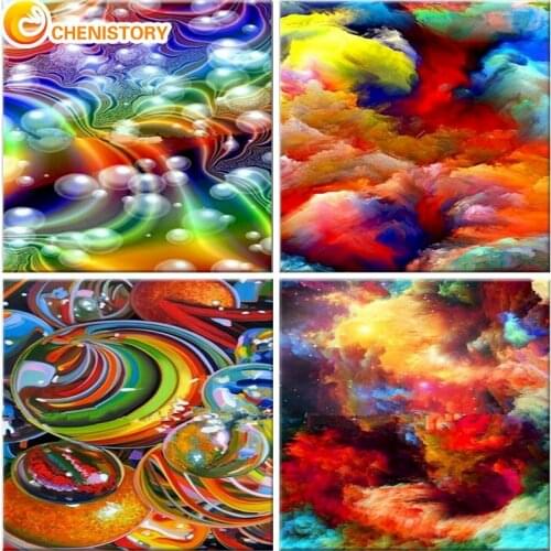 CHENISTORY Painting By Number Color Pattern Diy Craft Adult Kit On Canvas With Frame Oil Picture Drawing Coloring By Numbers Art