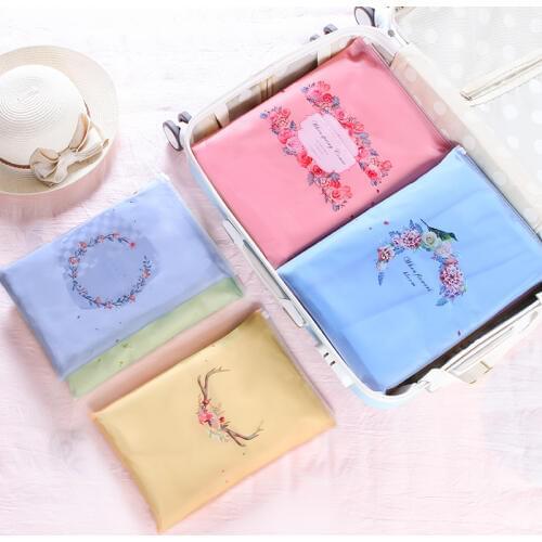 10 Pcs/lot Travel Storage Bags Zipper Organizer Bag For Clothing Underwear Socks Shoes Storage Bag Housekeeping Pull-Edge bag