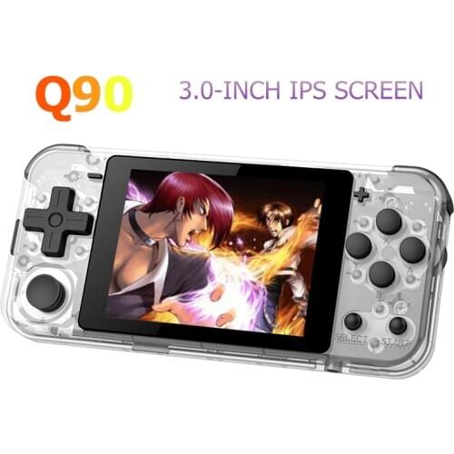 3.0 Inch Q90 Retro Game Console Open Source System Built-in 3000 Games Mini Handheld Game Player