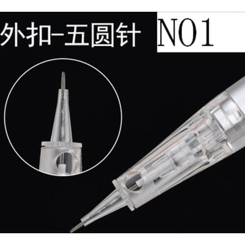 Tattoos Embroidery Tool Semi-permanent Brow Tatoo Makeup Pin Traditional Tattoo Needles For Eyebrow Lips Nanocrystal Needle Sale