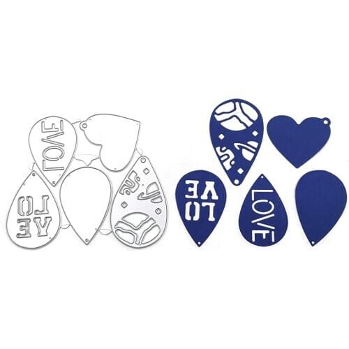 Julyarts LOVE Dies 2021 New Cutting Dies for 2021 Valentines Day Scrapbook Paper Craft Knife Mould Blade Punch Stencils Dies