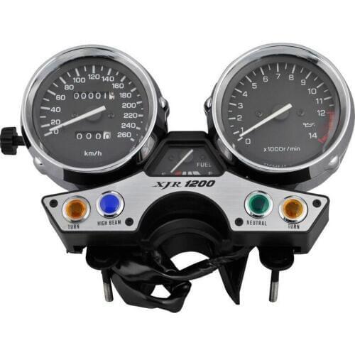 Gauges Cluster Speedometer Tachometer Odometer Fits For Yamaha XJR1200 1998 1999 2000