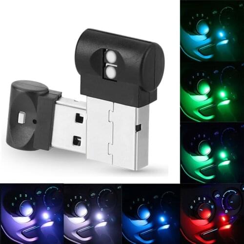 Mini USB LED Light RGB Car LED Interior Lighting Kit DC5V Smart USB LED Atmosphere Light Laptop Light Home Decoration Night Lamp