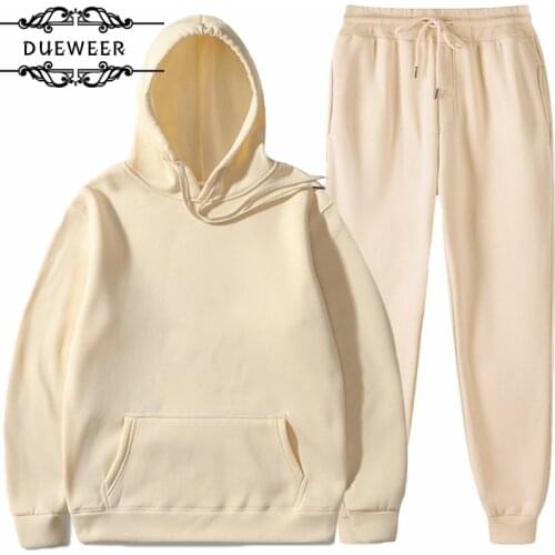 Mens Hoodies Sweatshirts Pants Set Man Oversized Hoodie Sweatshirt Tracksuit Spring Autumn Winter 2021